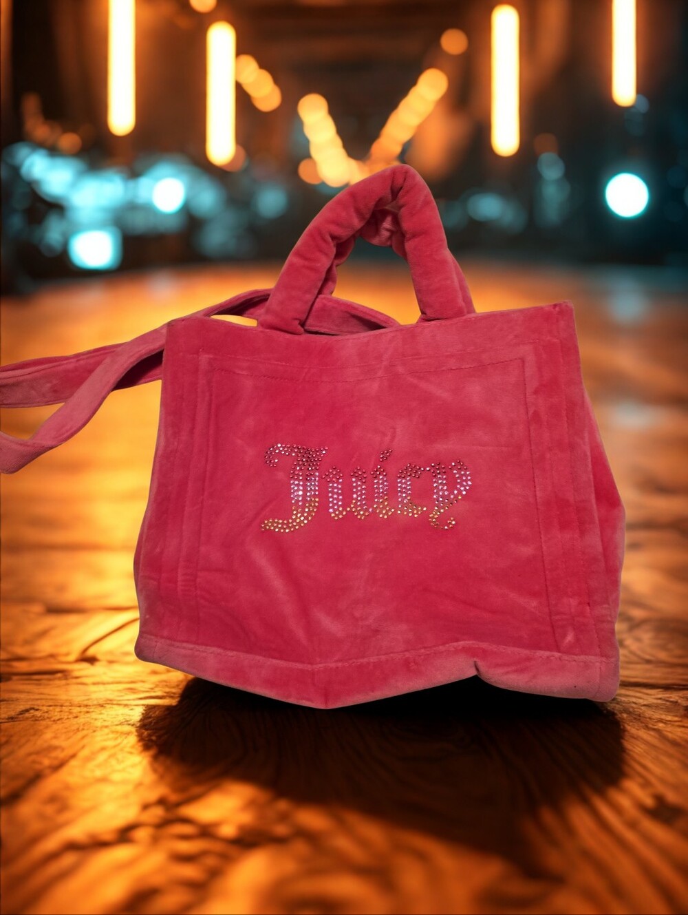 Juicy Couture Velour Tote – Pink